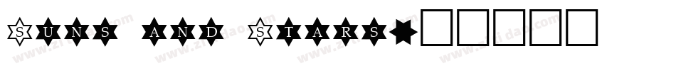 Suns and Stars字体转换